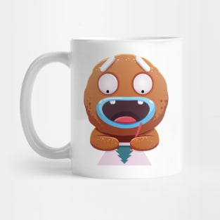 Christmas Sticker, Ginger Man Sticker Mug